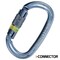 Kong Usa Oval, 110 mm Length, 21 mm Gate Opening, Aluminum Alloy, Titanium 712LG1FFFKK - alternate 1